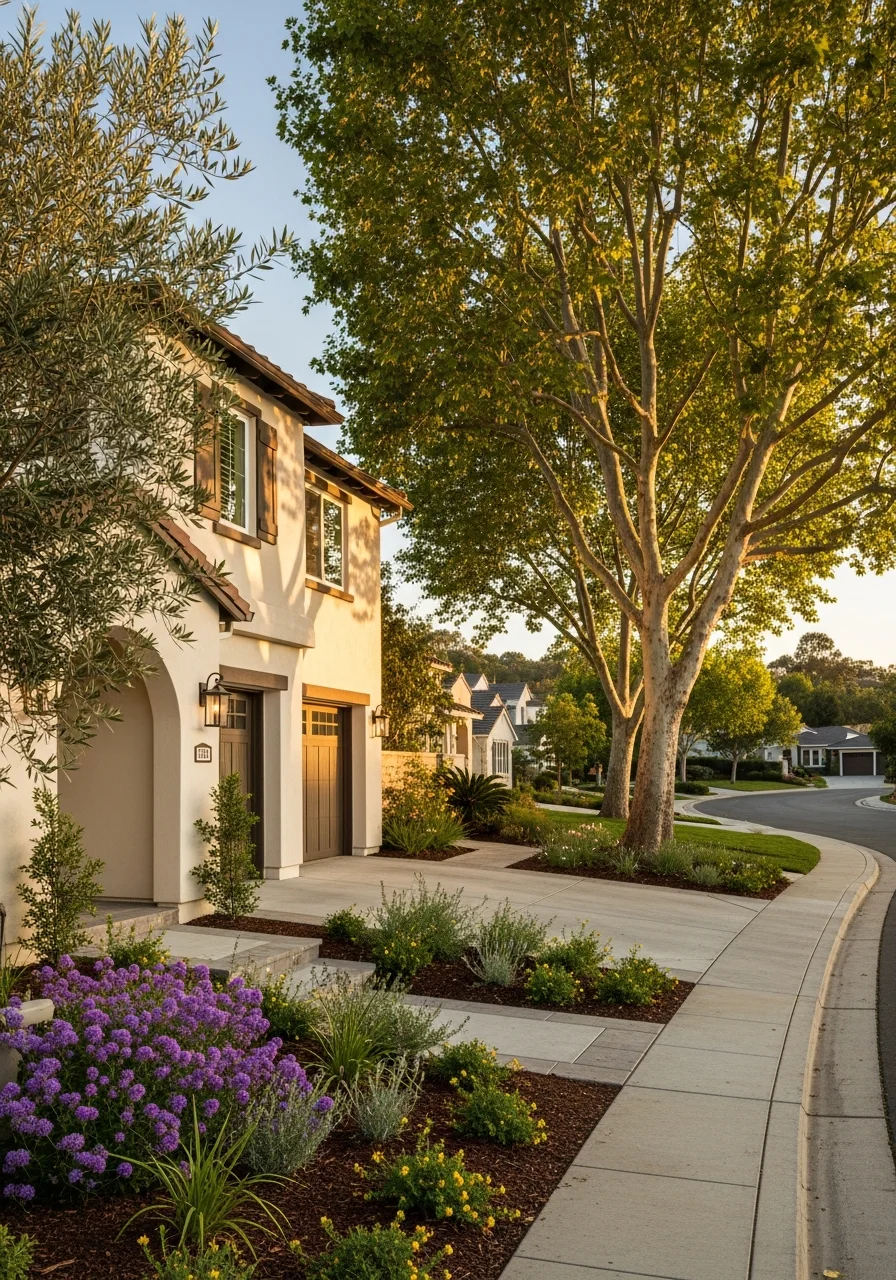 Rancho Penasquitos property with modern finishes and mature landscaping in community setting.